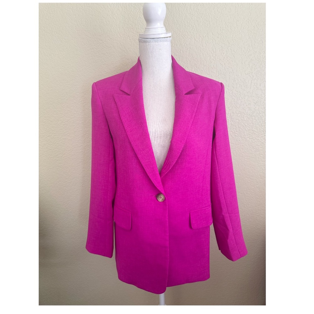 Saint Art Jackie oversized blazer in fuchsia Size Small